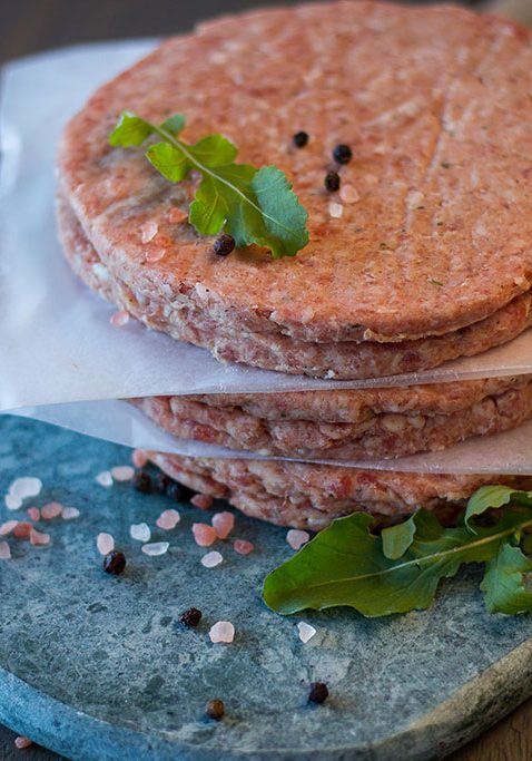 Beef patties rou